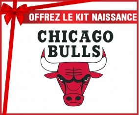 kit naissance bébé personnalisé Chicago Bulls