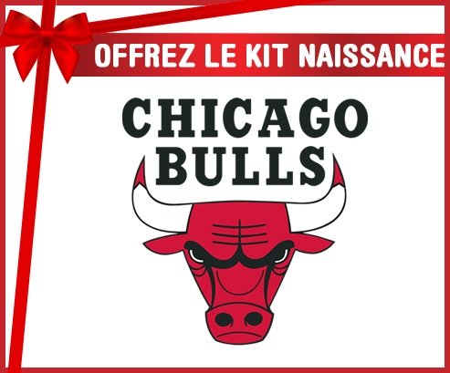 kit naissance bébé personnalisé Chicago Bulls