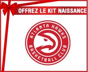 kit naissance bébé personnalisé Atlanta Hawks
