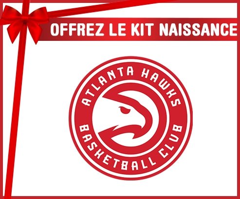 kit naissance bébé personnalisé Atlanta Hawks