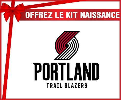 kit naissance bébé personnalisé Portland Trail Blazers