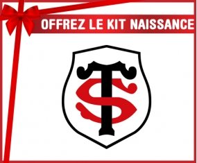 kit naissance bébé personnalisé Stade Toulousain