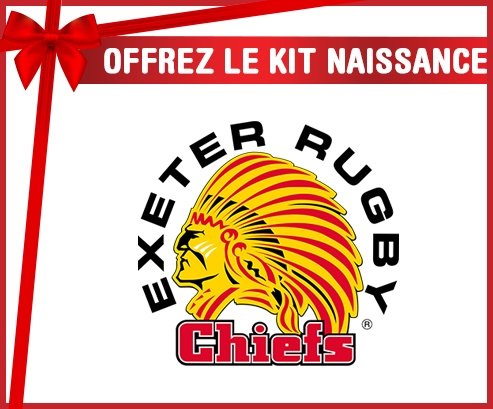 kit naissance bébé personnalisé Exeter Chiefs