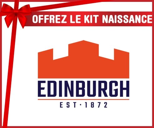 kit naissance bébé personnalisé Edinburgh Rugby