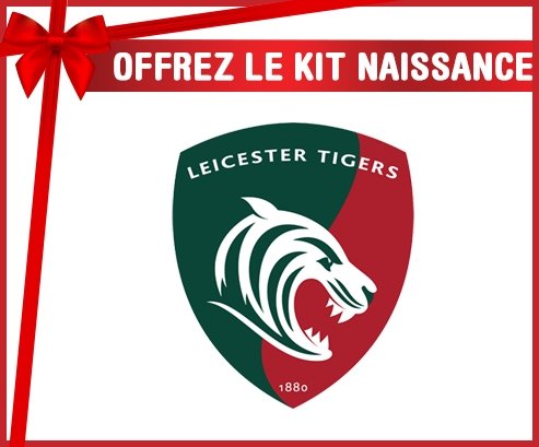kit naissance bébé personnalisé Leicester Tigers