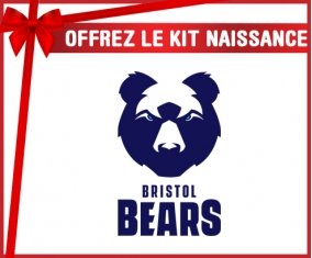 kit naissance bébé personnalisé Bristol Bears Rugby