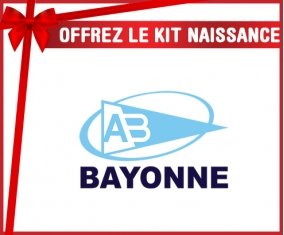 kit naissance bébé personnalisé Aviron Bayonnais Rugby