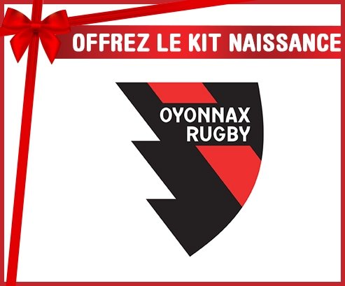 kit naissance bébé personnalisé Oyonnax Rugby
