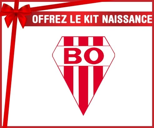 kit naissance bébé personnalisé Biarritz Olympique
