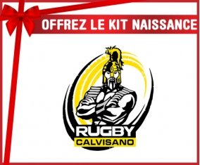kit naissance bébé personnalisé Rugby Calvisano