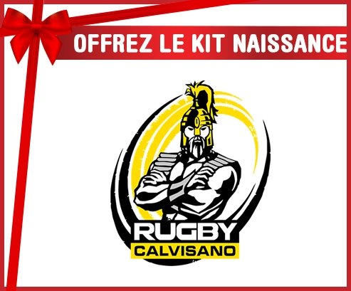 kit naissance bébé personnalisé Rugby Calvisano