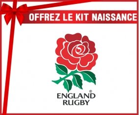 kit naissance bébé personnalisé England Rugby XV