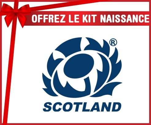 kit naissance bébé personnalisé Scotland Rugby XV
