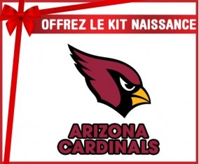 kit naissance bébé personnalisé Arizona Cardinals