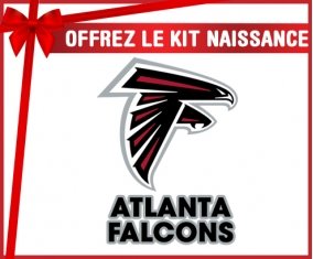 kit naissance bébé personnalisé Atlanta Falcons