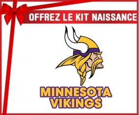 kit naissance bébé personnalisé Minnesota Vikings