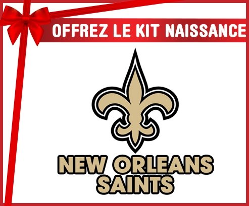kit naissance bébé personnalisé New Orleans Saints