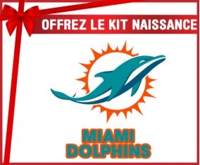 kit naissance bébé personnalisé Miami Dolphins