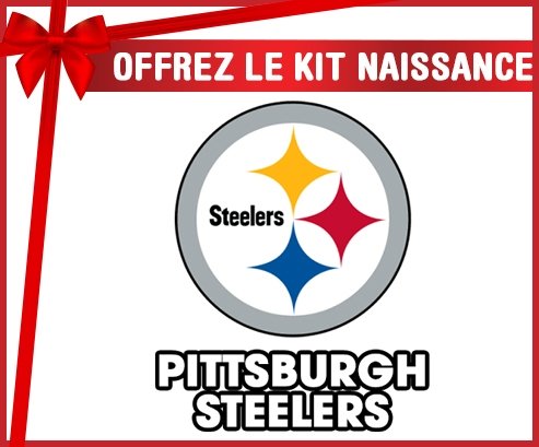 kit naissance bébé personnalisé Pittsburgh Steelers