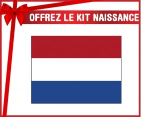 kit naissance bébé personnalisé Drapeau Saint-Eustache