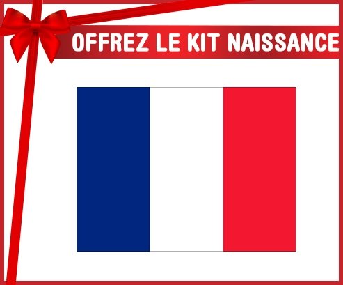 kit naissance bébé personnalisé Drapeau Guadeloupe