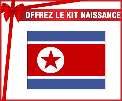 kit naissance bébé personnalisé Drapeau Irlande du Nord