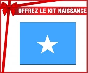 kit naissance bébé personnalisé Drapeau Somalie