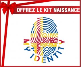 kit naissance bébé personnalisé Empreinte My Identity Iles Aland