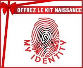 kit naissance bébé personnalisé Empreinte My Identity Albanie