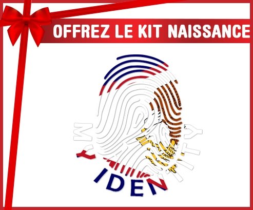 kit naissance bébé personnalisé Empreinte My Identity Samoa américaines