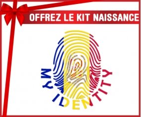 kit naissance bébé personnalisé Empreinte My Identity Andorre