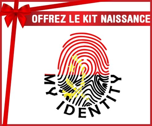 kit naissance bébé personnalisé Empreinte My Identity Angola