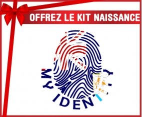 kit naissance bébé personnalisé Empreinte My Identity Anguilla