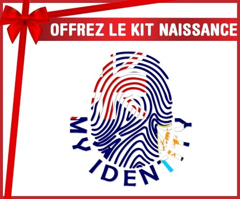 kit naissance bébé personnalisé Empreinte My Identity Anguilla