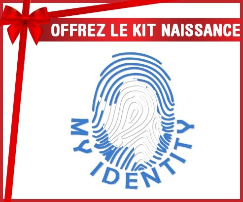 kit naissance bébé personnalisé Empreinte My Identity Antarctique