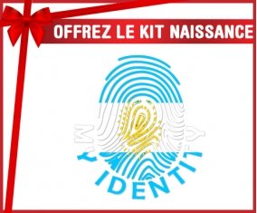 kit naissance bébé personnalisé Empreinte My Identity Argentine
