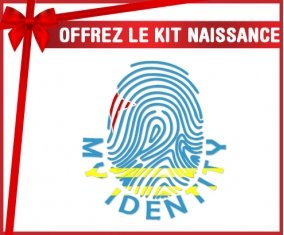 kit naissance bébé personnalisé Empreinte My Identity Aruba