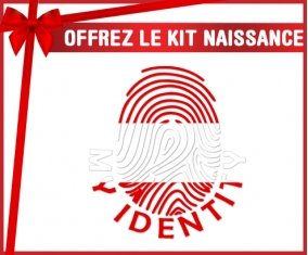 kit naissance bébé personnalisé Empreinte My Identity Autriche