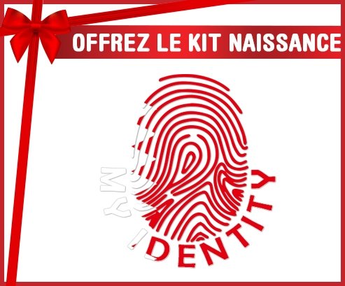 kit naissance bébé personnalisé Empreinte My Identity Bahreïn