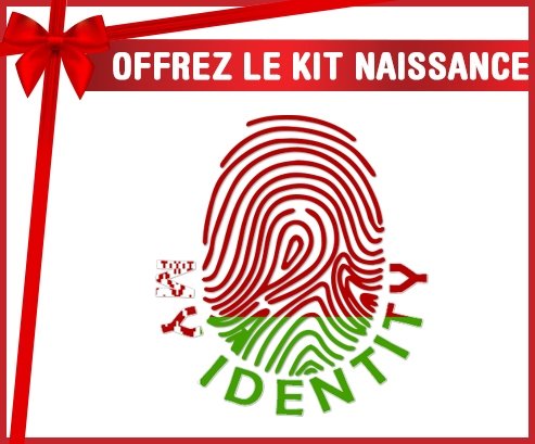 kit naissance bébé personnalisé Empreinte My Identity Biélorussie
