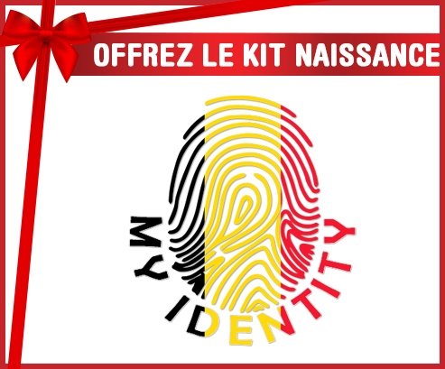 kit naissance bébé personnalisé Empreinte My Identity Belgique