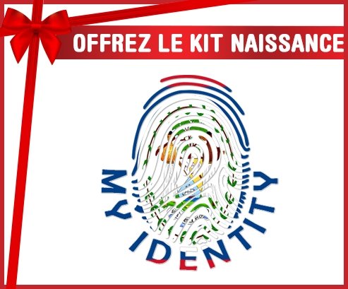 kit naissance bébé personnalisé Empreinte My Identity Belize