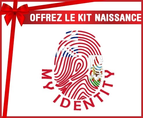 kit naissance bébé personnalisé Empreinte My Identity Bermudes