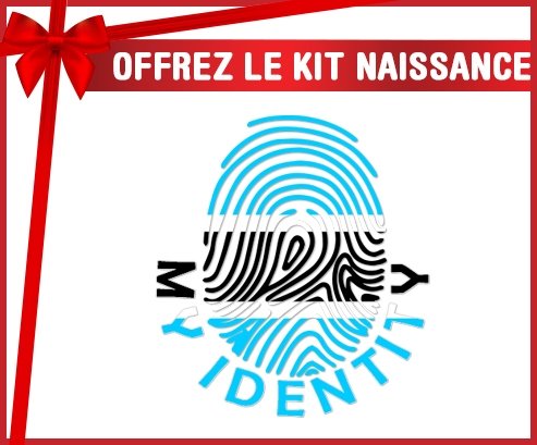 kit naissance bébé personnalisé Empreinte My Identity Bostwana
