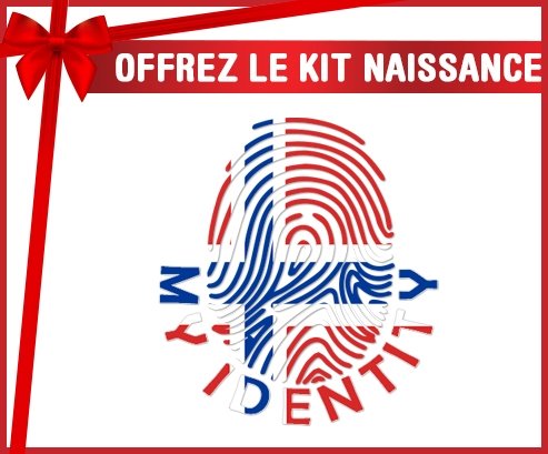kit naissance bébé personnalisé Empreinte My Identity Île Bouvet