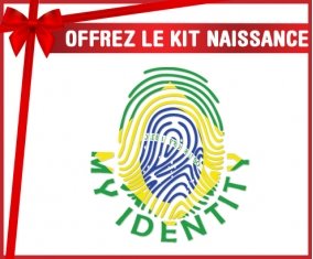kit naissance bébé personnalisé Empreinte My Identity Brésil