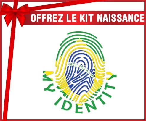 kit naissance bébé personnalisé Empreinte My Identity Brésil