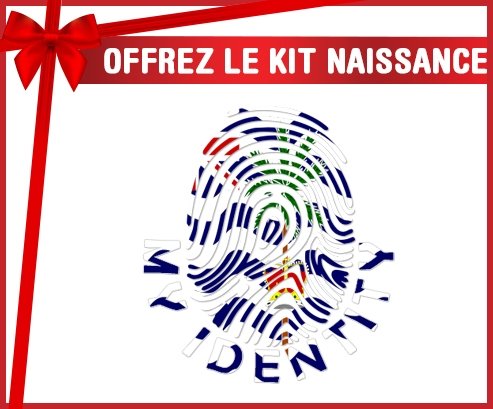 kit naissance bébé personnalisé Empreinte My Identity Territoire britannique de l'océan Indien