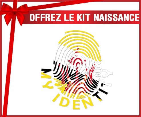 kit naissance bébé personnalisé Empreinte My Identity Brunei Darussalam