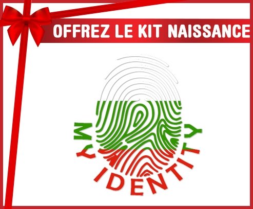 kit naissance bébé personnalisé Empreinte My Identity Bulgarie